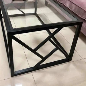 ترابيزة قهوة زجاج 40*90*50 سم - RON83 Royal Iron