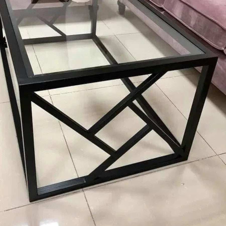 ترابيزة قهوة زجاج 40*90*50 سم - RON83 Royal Iron