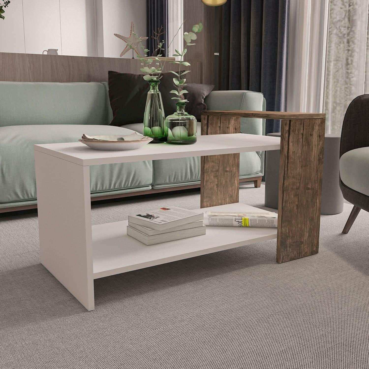 تسوق الأن من هومكس  ترابيزة قهوة ام دي اف 90*45*42 سم - ZAT20 بأفضل سعر وأفضل جودة