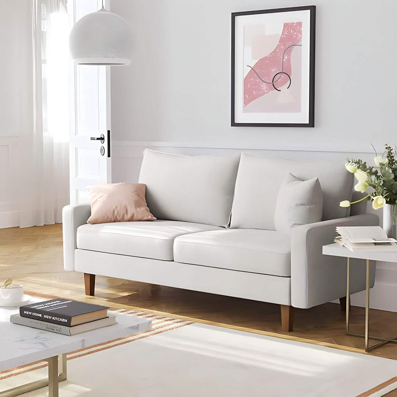 كنبة خشب زان 180*85*70 سم - MAS52 Al-Masa