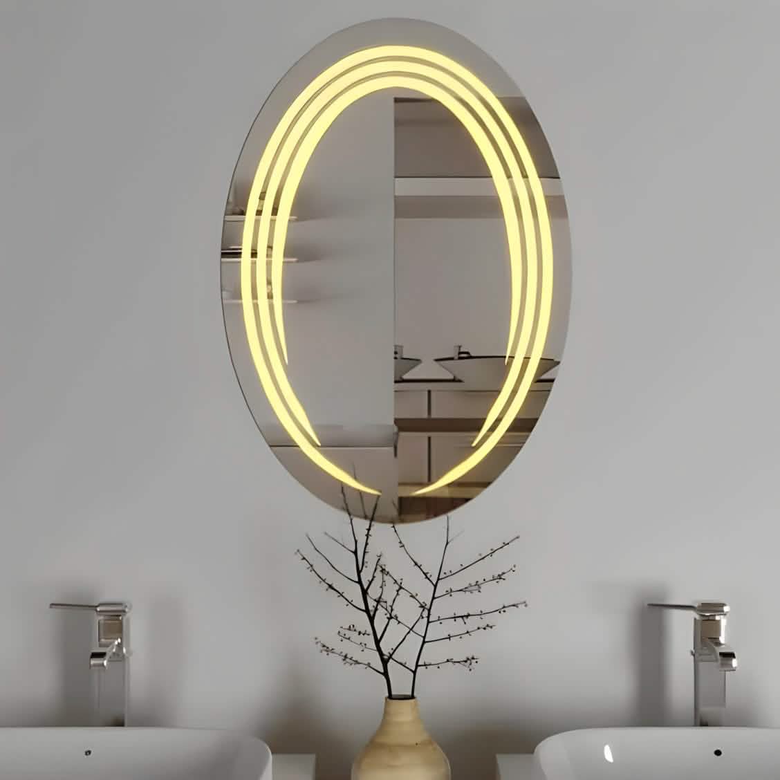 مرايا ليد، 60*80 سم