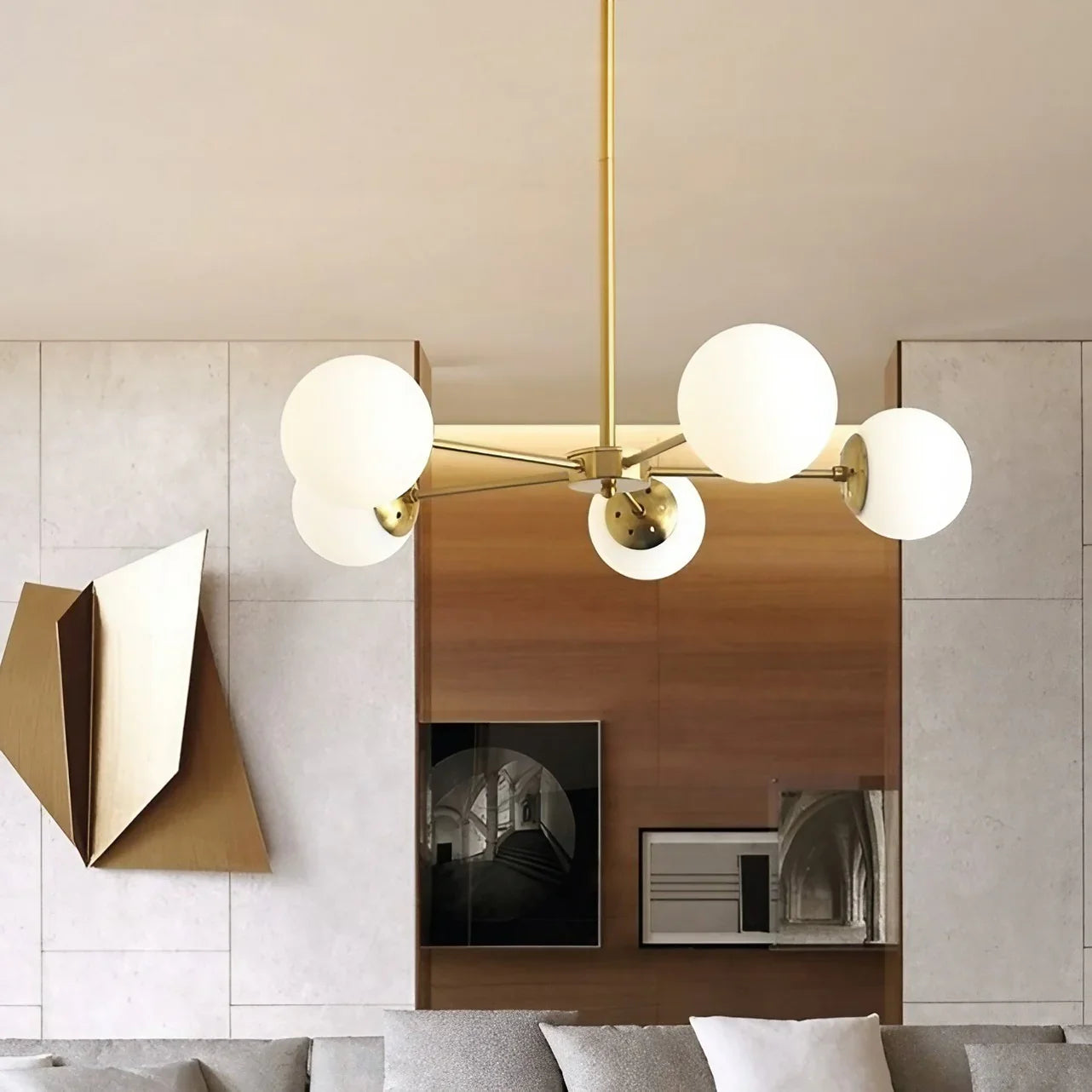 نجفة ستيل، 60*60 سم