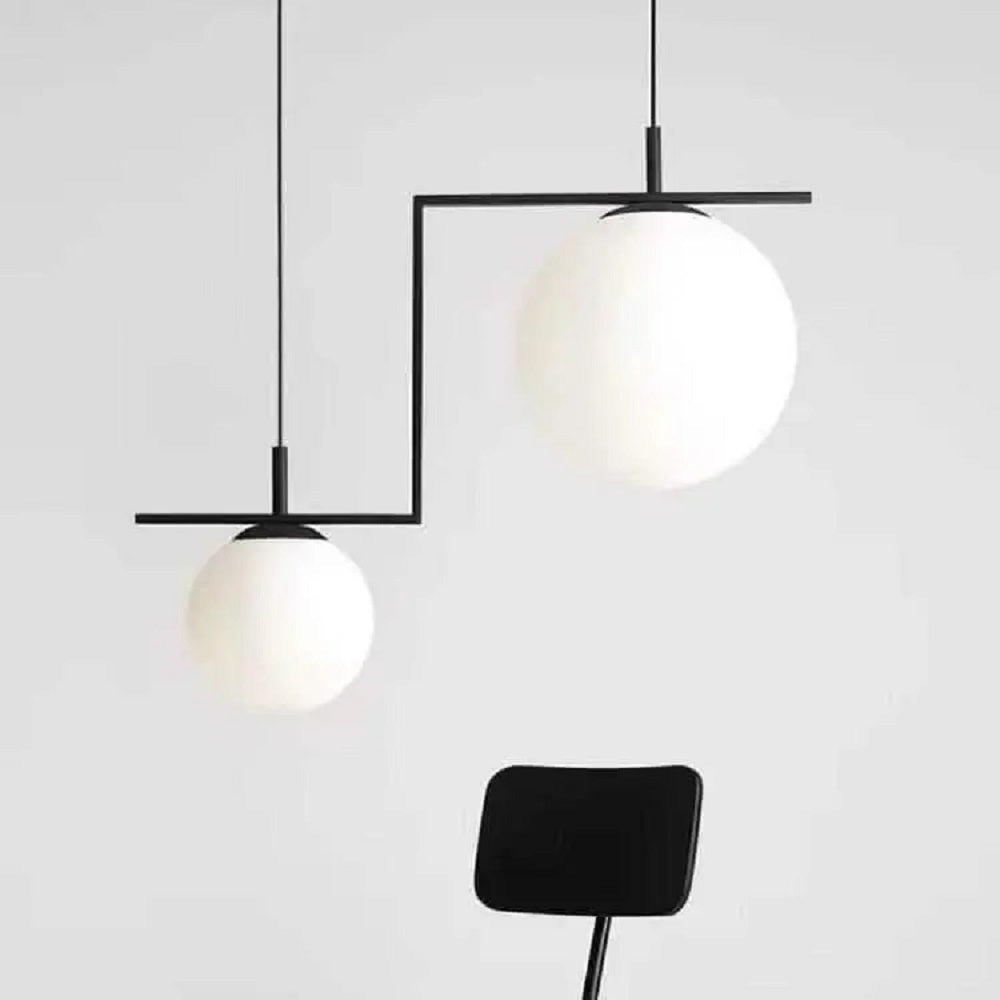 نجفة معدن و زجاج، 55*73 سم