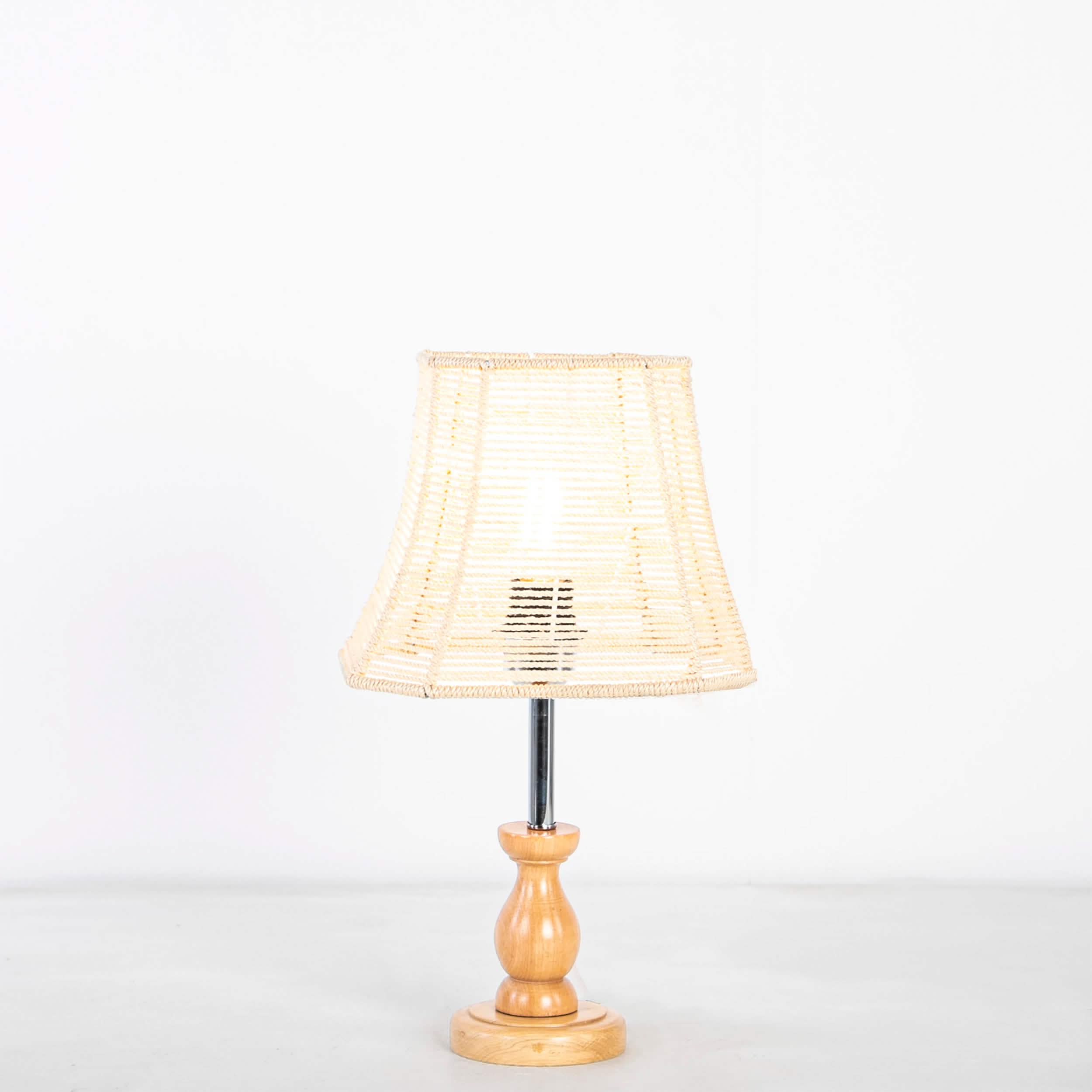 أباجورة خشب زان، 20*45 سم