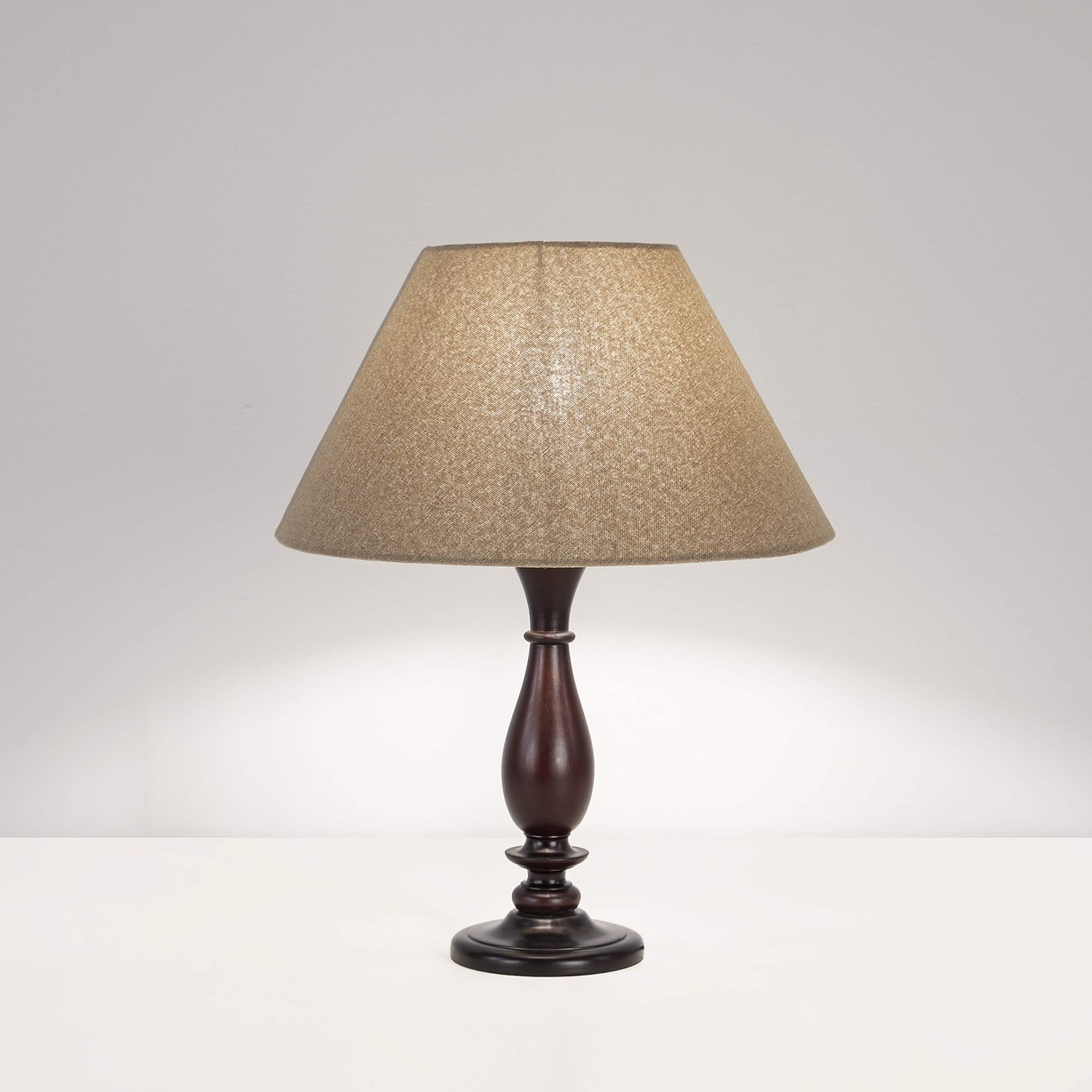 أباجورة خشب زان، 45*60 سم