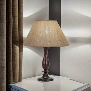 أباجورة خشب زان، 45*60 سم