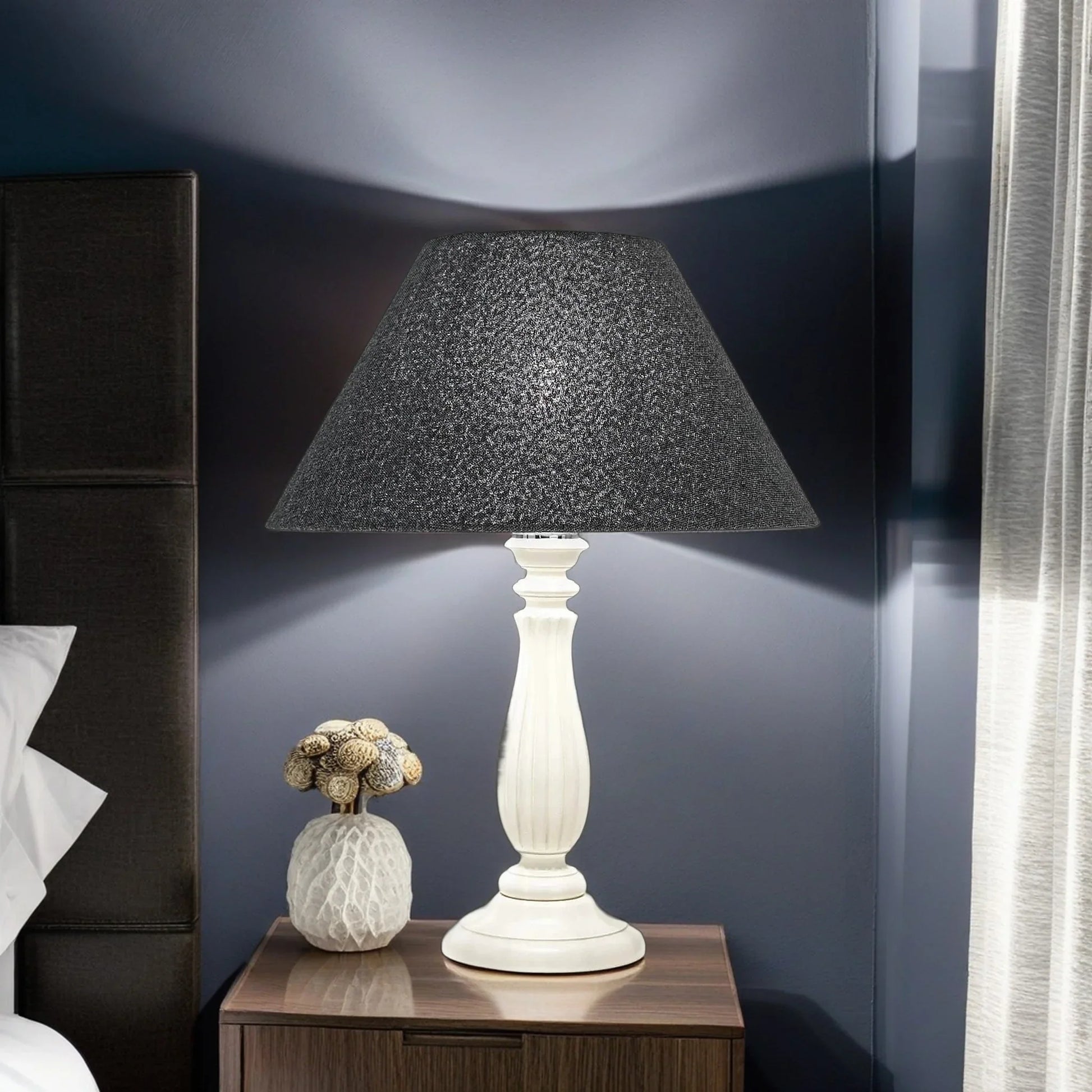 أباجورة خشب زان، 45*60 سم