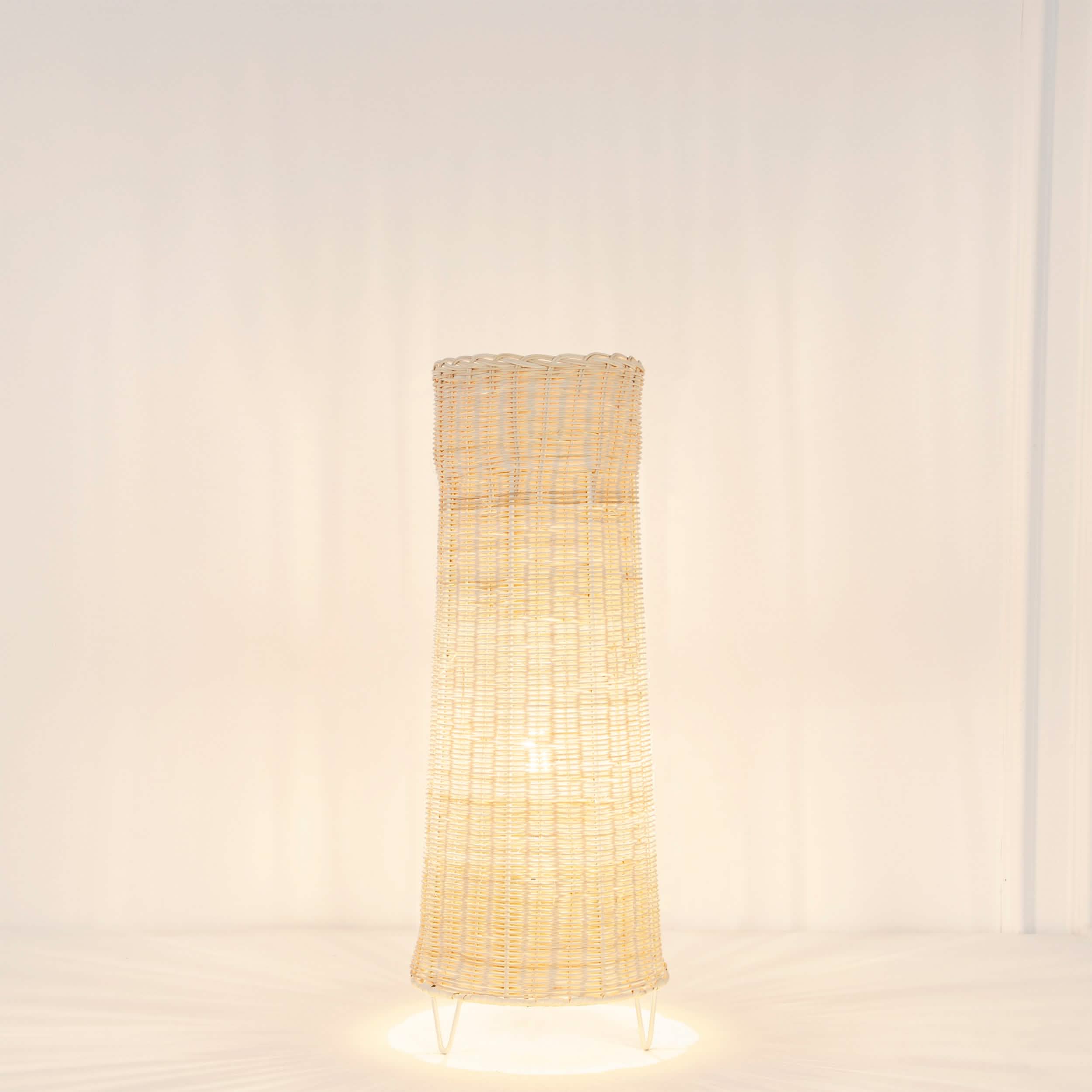 أباجورة أرضية روطان، 20*60 سم