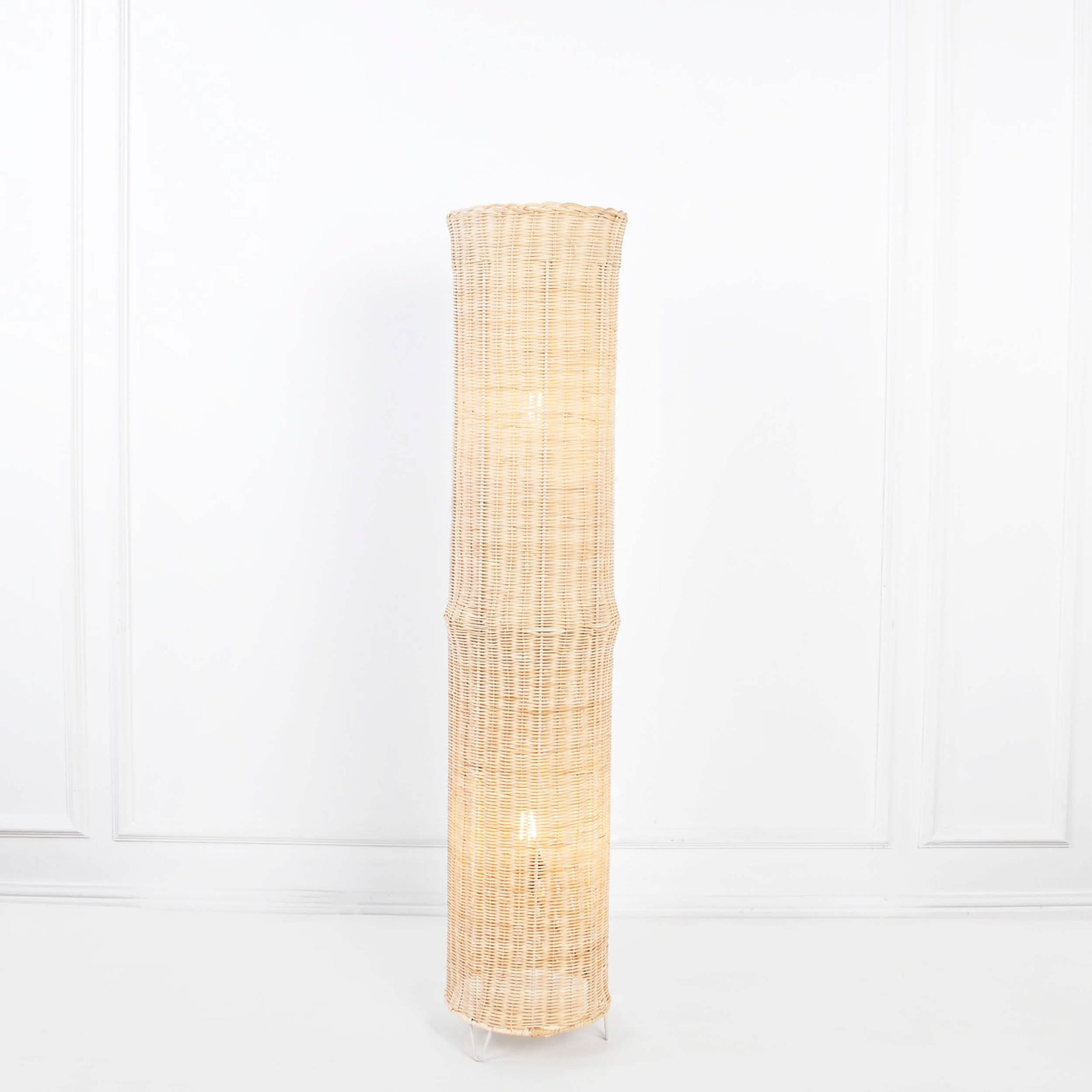 أباجورة أرضية خيرزان، 20*100 سم