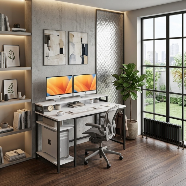 مكتب معدن، 120*60*75 سم