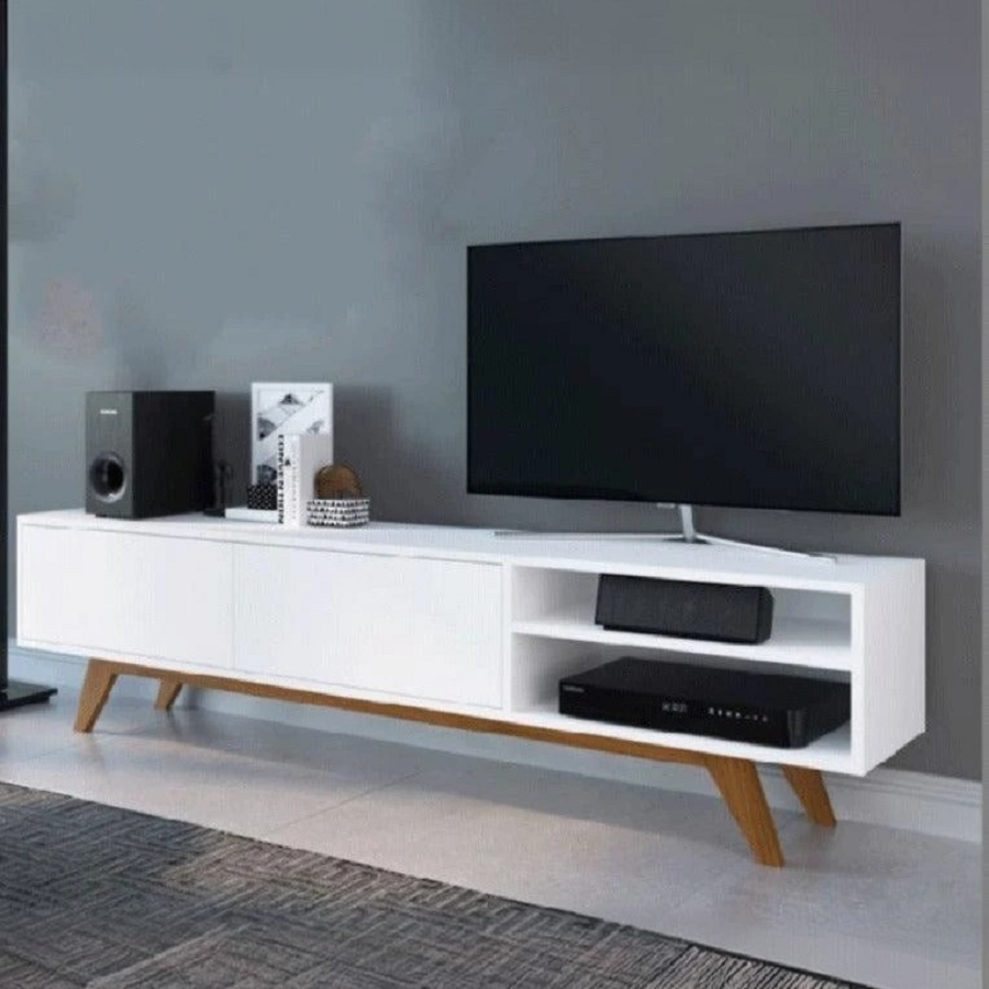 ترابيزة تليفزيون ام دي اف، 180*30*45 سم