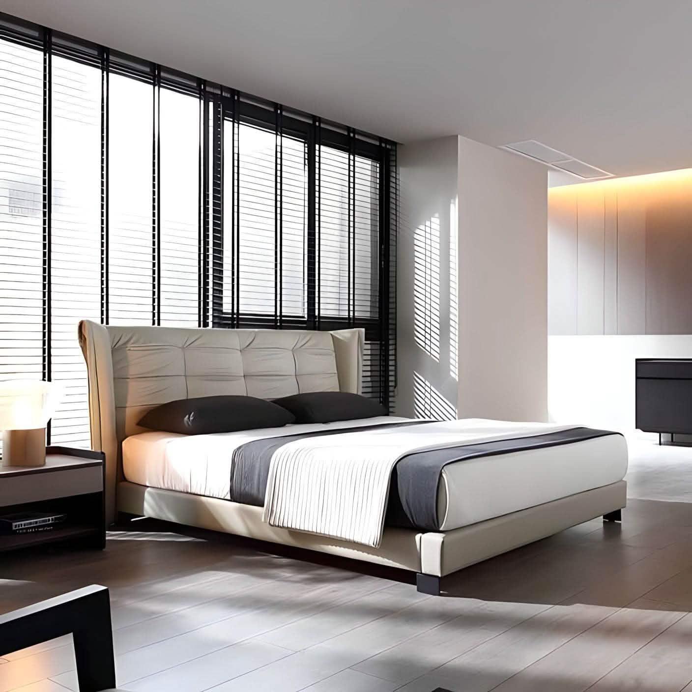 سرير خشب كونتر و موسكي متعدد المقاسات - IST34 High Style