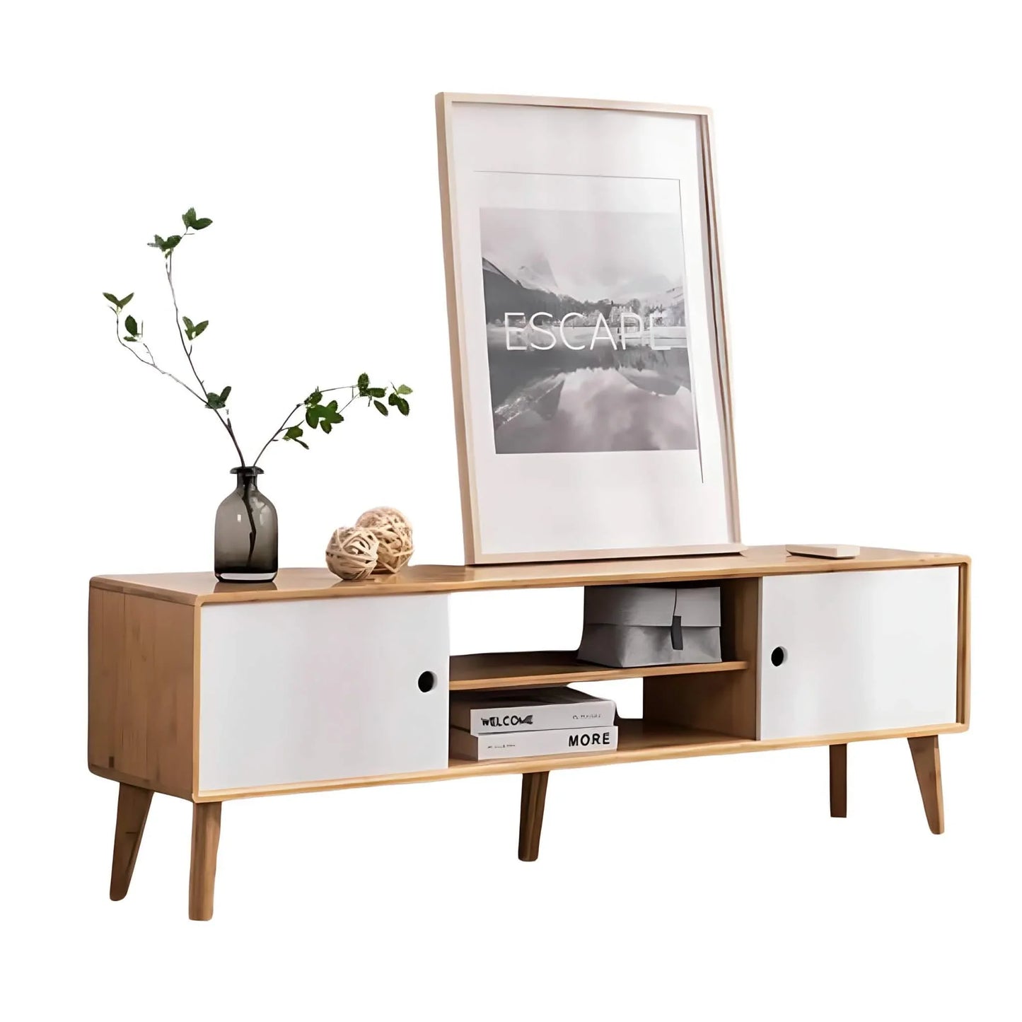 ترابيزة تليفزيون ام دي اف، 160*55*35 سم