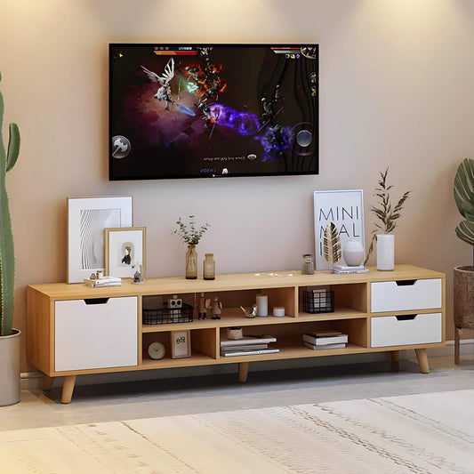 ترابيزة تليفزيون ام دي اف، 160*55*35 سم