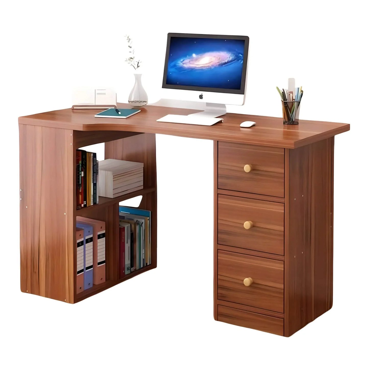 مكتب خشب ام دي اف، 120*45*75 سم