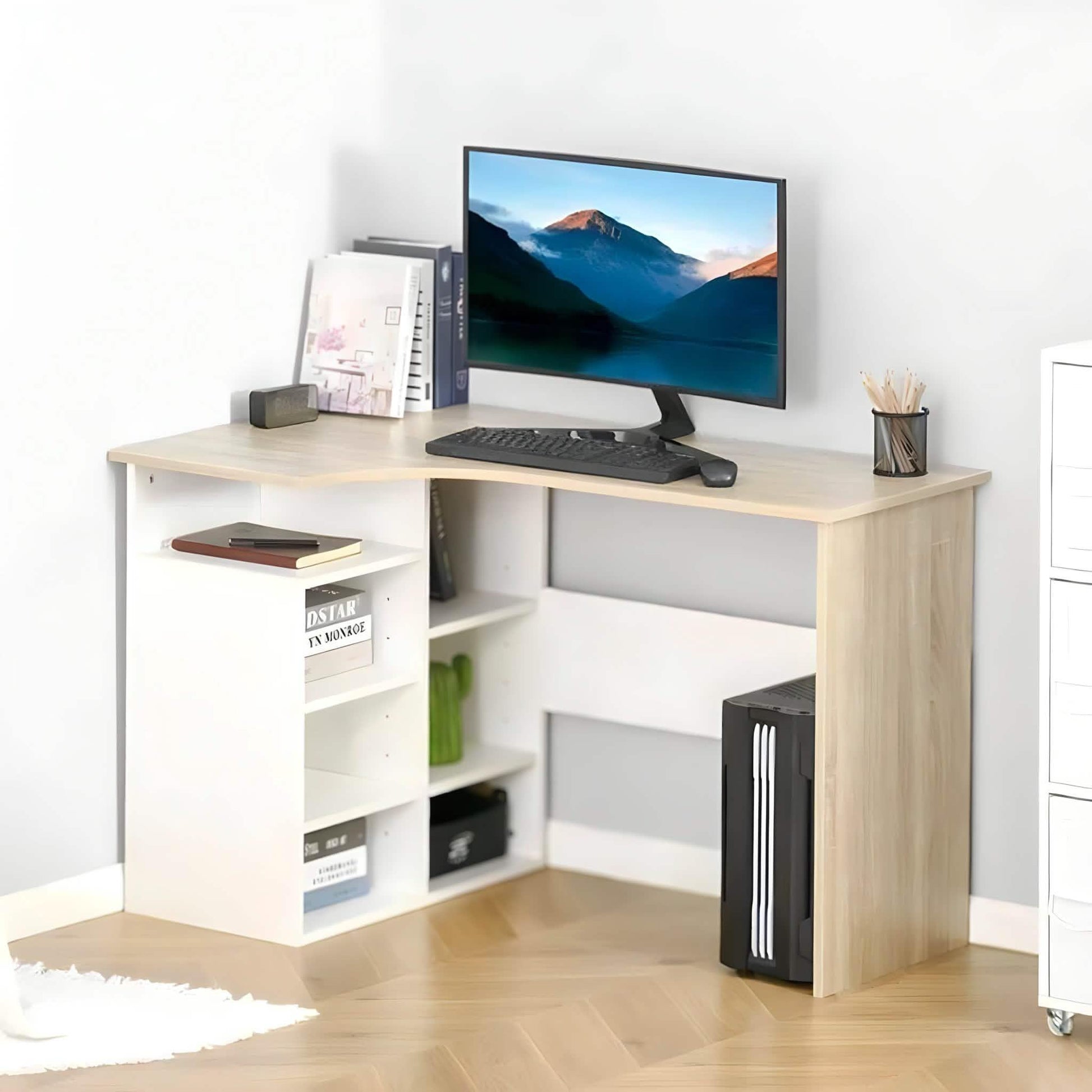 مكتب خشب ام دي اف، 120*45*75 سم