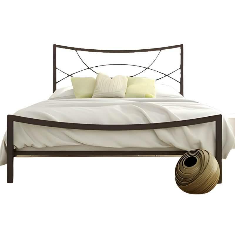 سرير معدن أسود 120*200*125 سم - RON262 Royal Iron