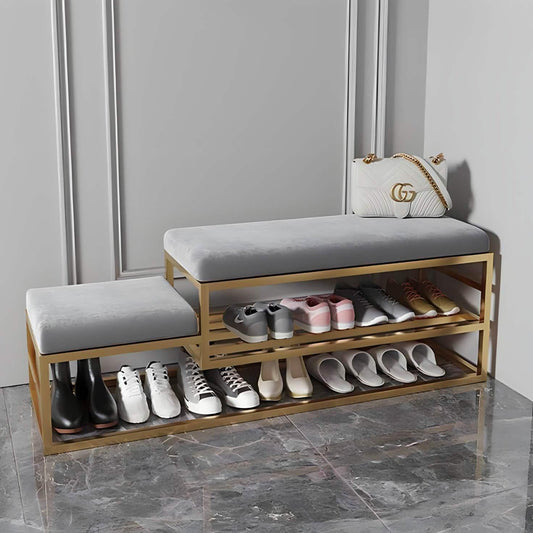 بانكيت معدن ذهبي 120*40*60 سم - RON104 Royal Iron