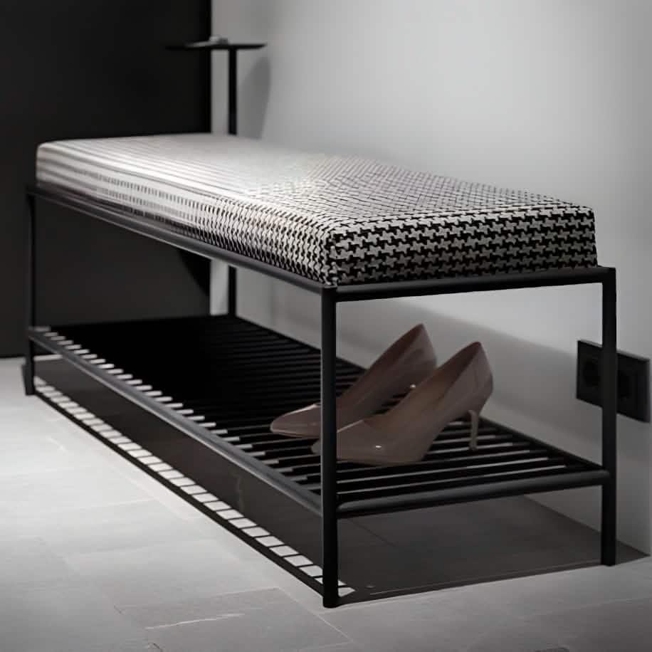 بانكيت معدن أسود 120*40*50 سم - RON109 Royal Iron