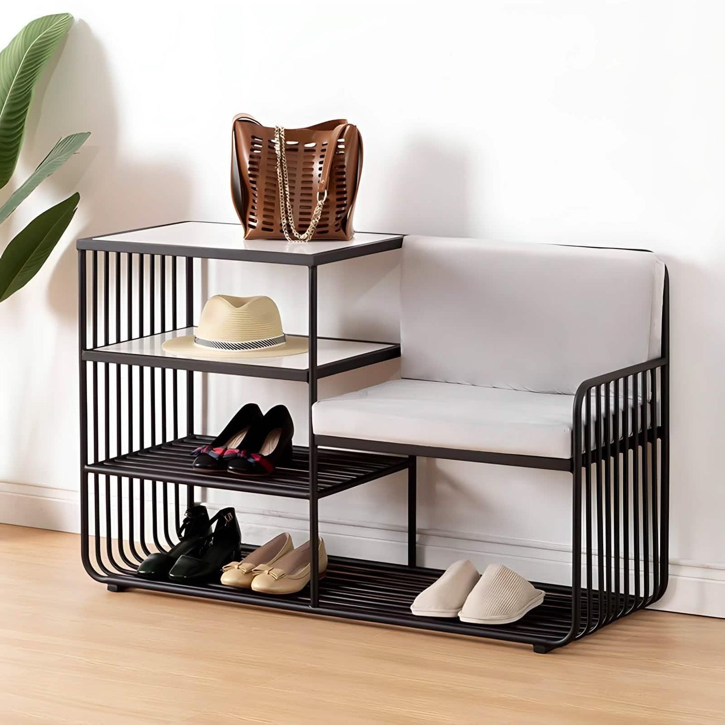 بانكيت معدن مع جزامة 100*50*90 سم - RON115 Royal Iron