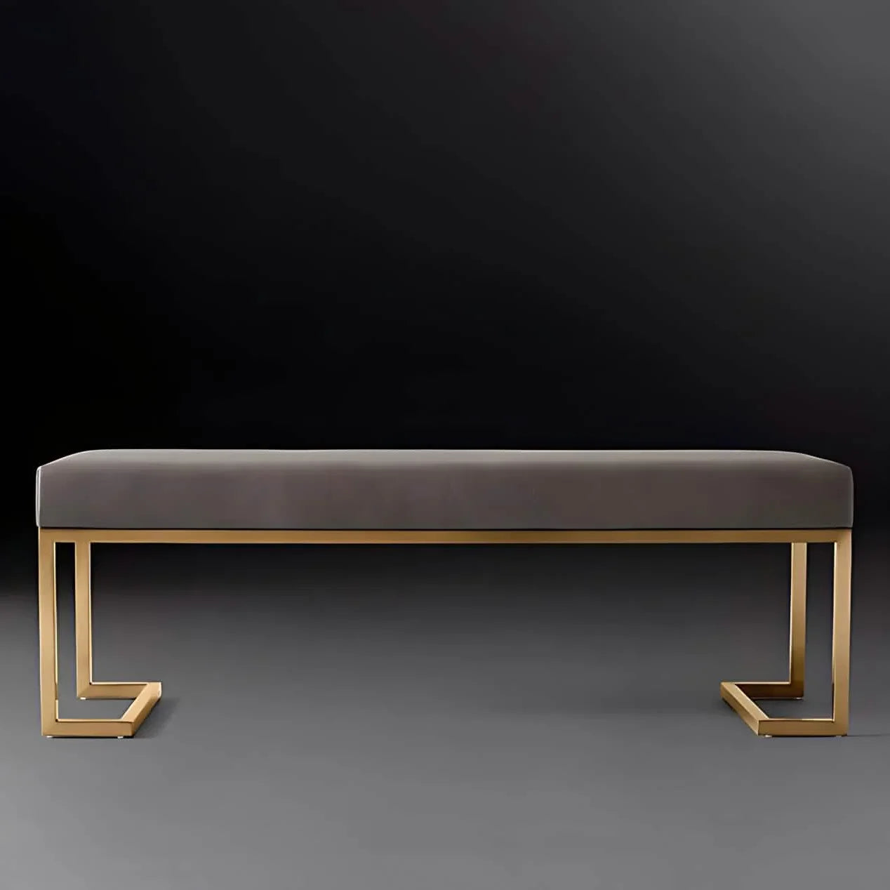 بانكيت معدن ذهبي  120*40*50 سم - RON116 Royal Iron