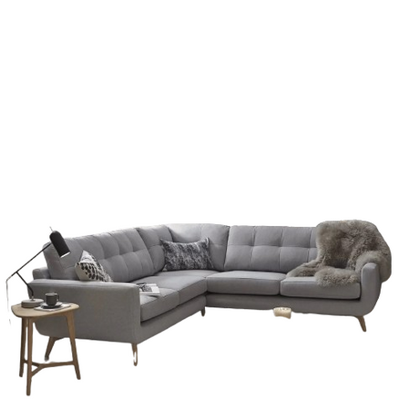 ركنة خشب زان، 220*220*85*75 سم