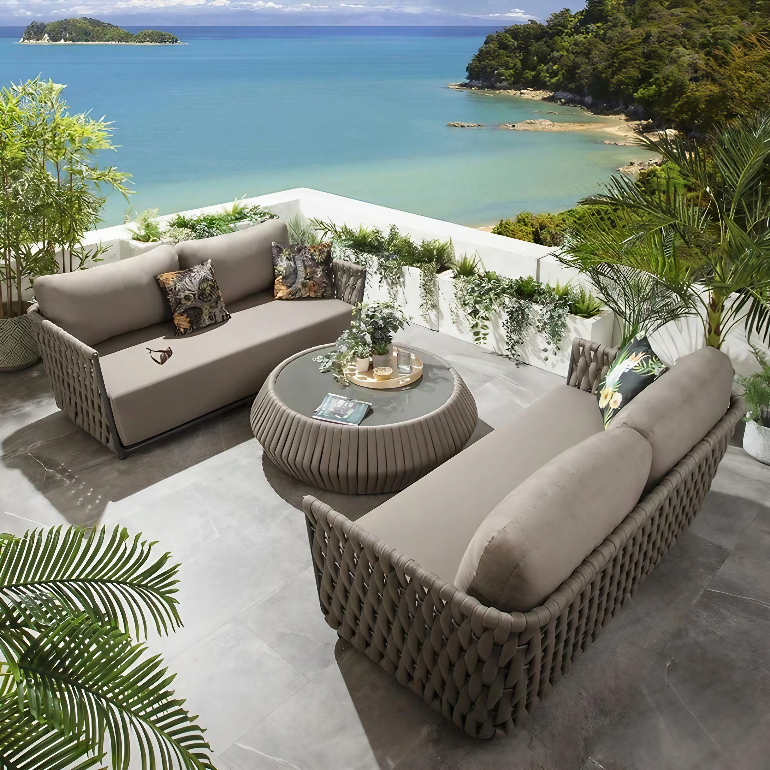 طقم خارجي ستيل و دوبار، 3 قطع 