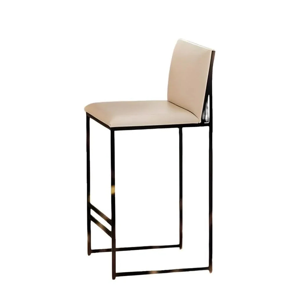 كرسي بار معدن و جلد 45*50*110 سم - RON134 Royal Iron