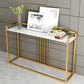 كونسول ستيل بسطح رخام، 120*30*100 سم