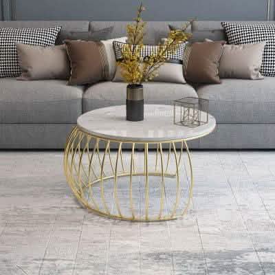 تسوق الأن من هومكس  طقم ترابيزات قهوة معدن بسطح رخام - CH230 بأفضل سعر وأفضل جودة 