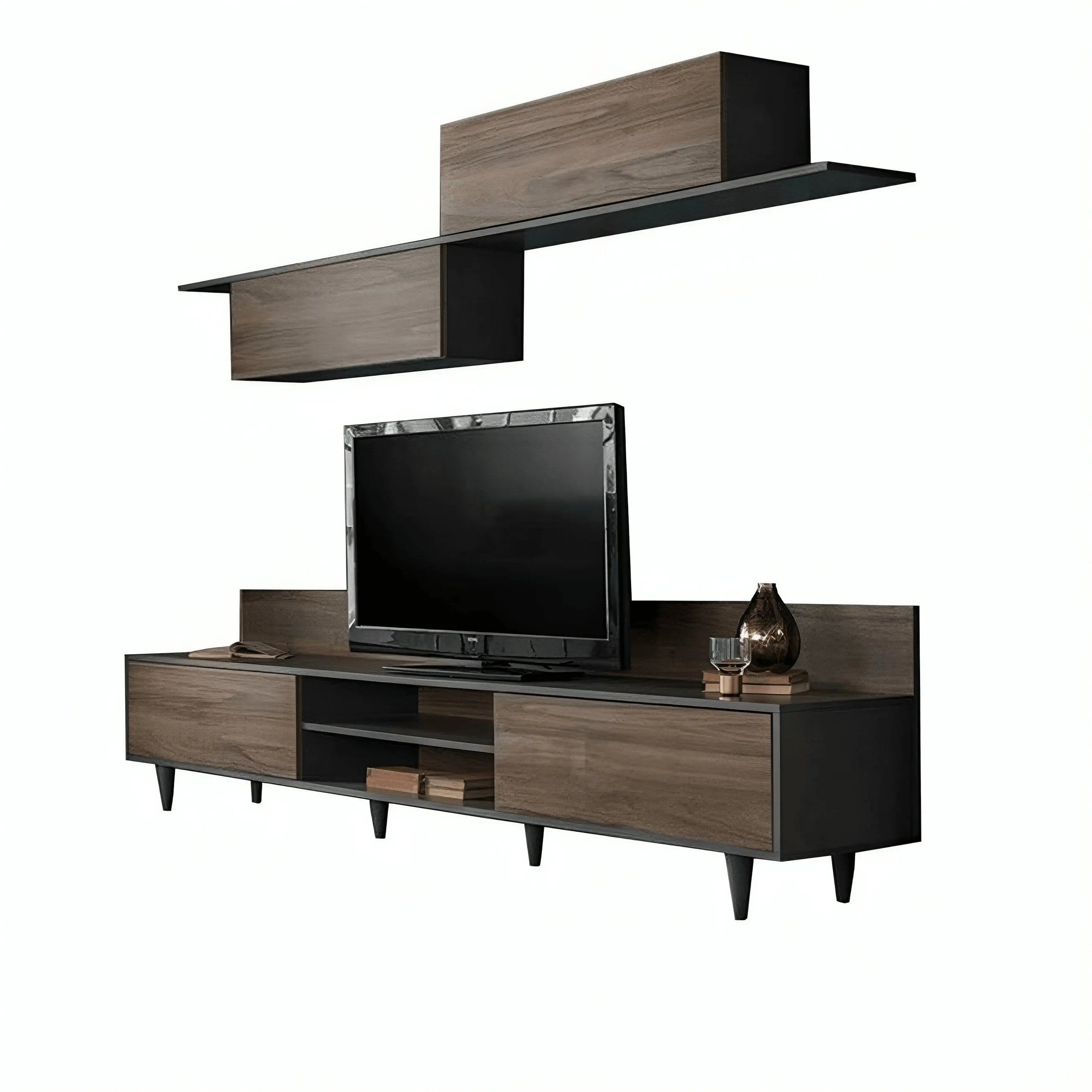 ترابيزة تليفزيون بوحدة علوية ام دي اف - CLG235 - Homix