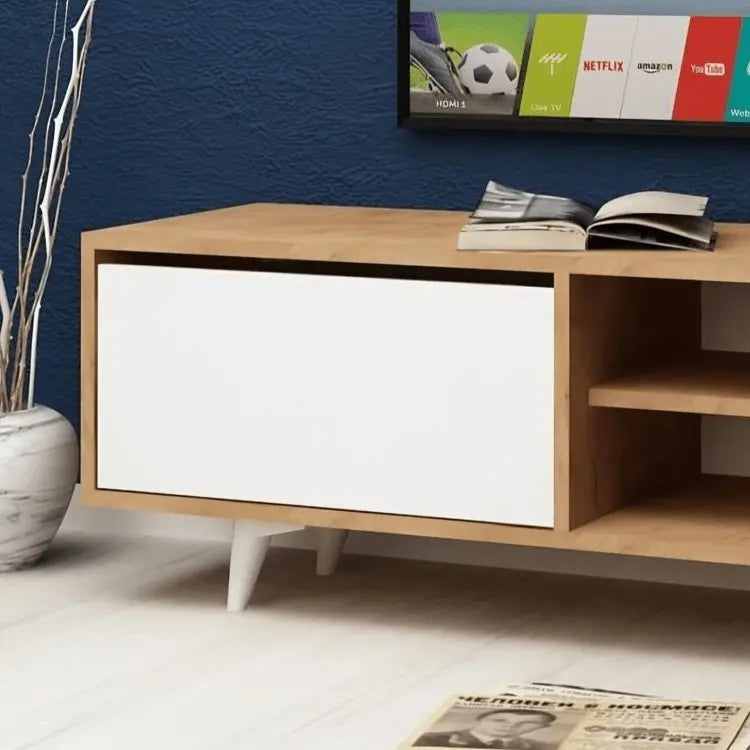 ترابيزة تليفزيون بوحدة علوية ام دي اف - CLG259 - Homix