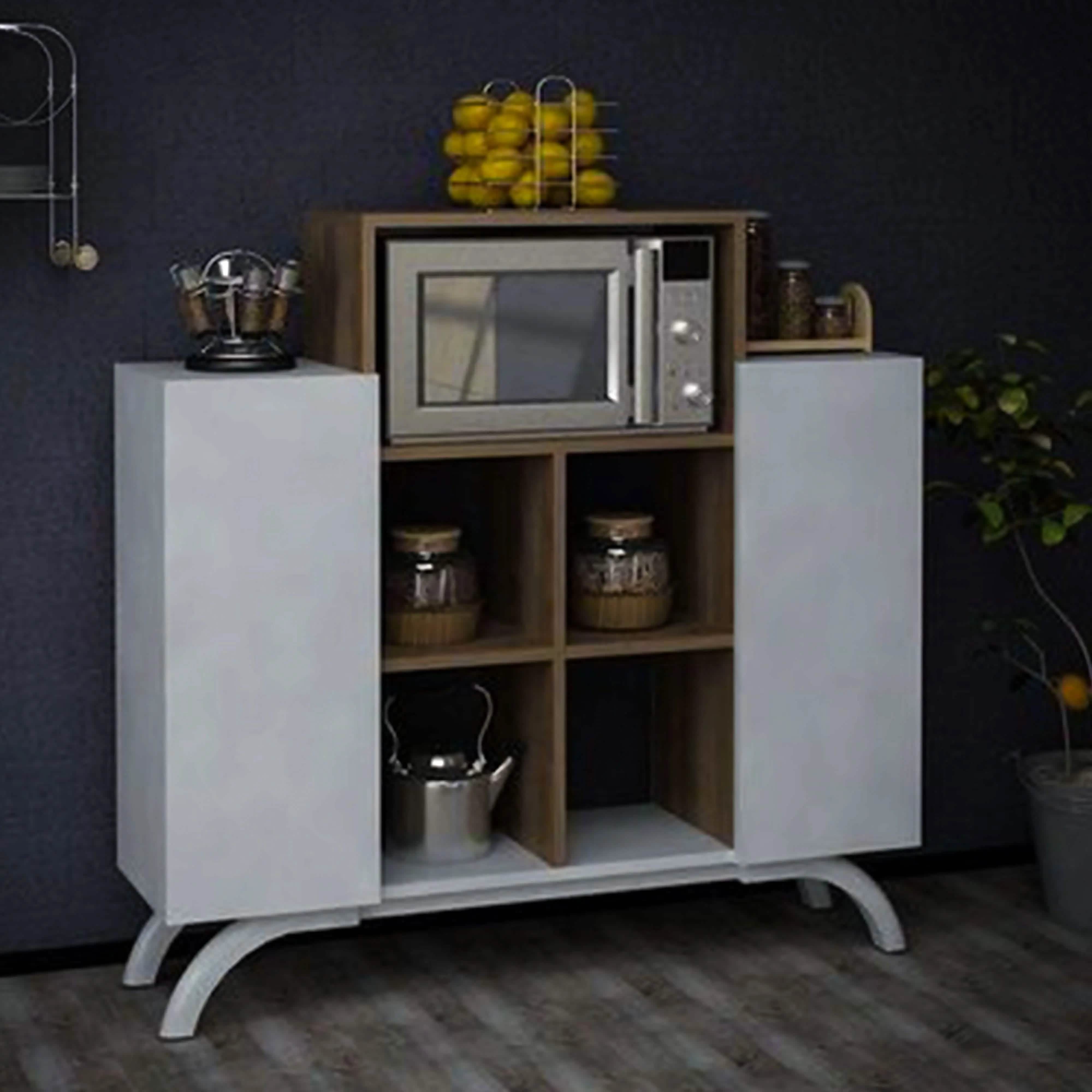 وحدة تخزين خشب ام دي اف، 110*30*120 سم