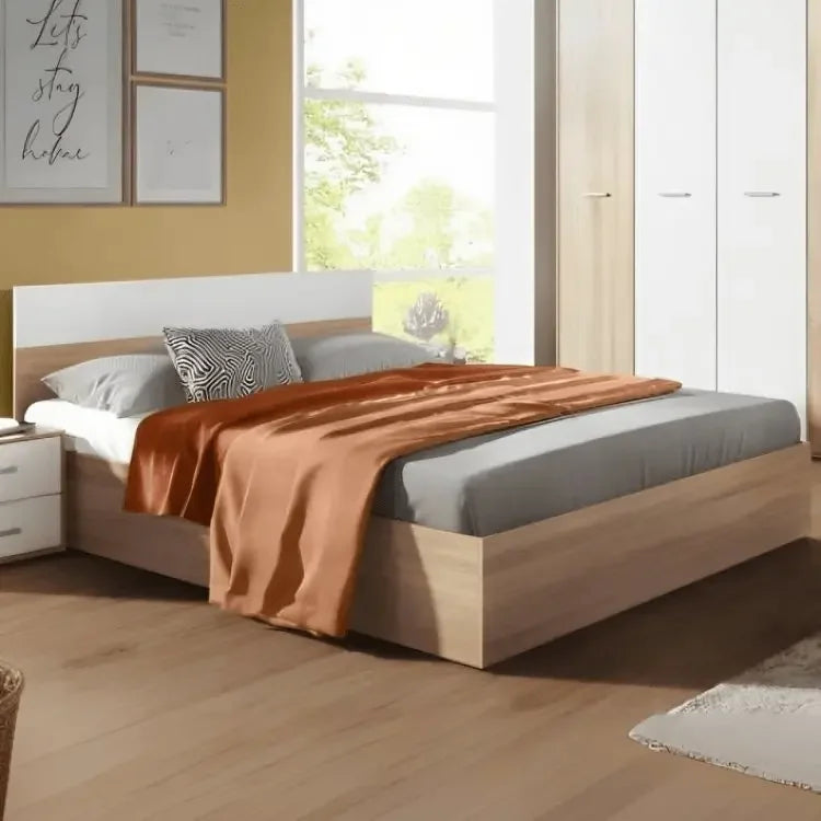 غرفة نوم كاملة، خشب ام دي اف - 4 قطع