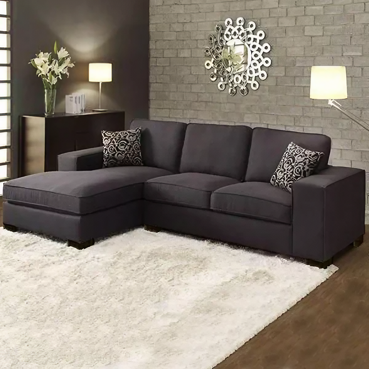 ركنة خشب زان، 250*160*70 سم