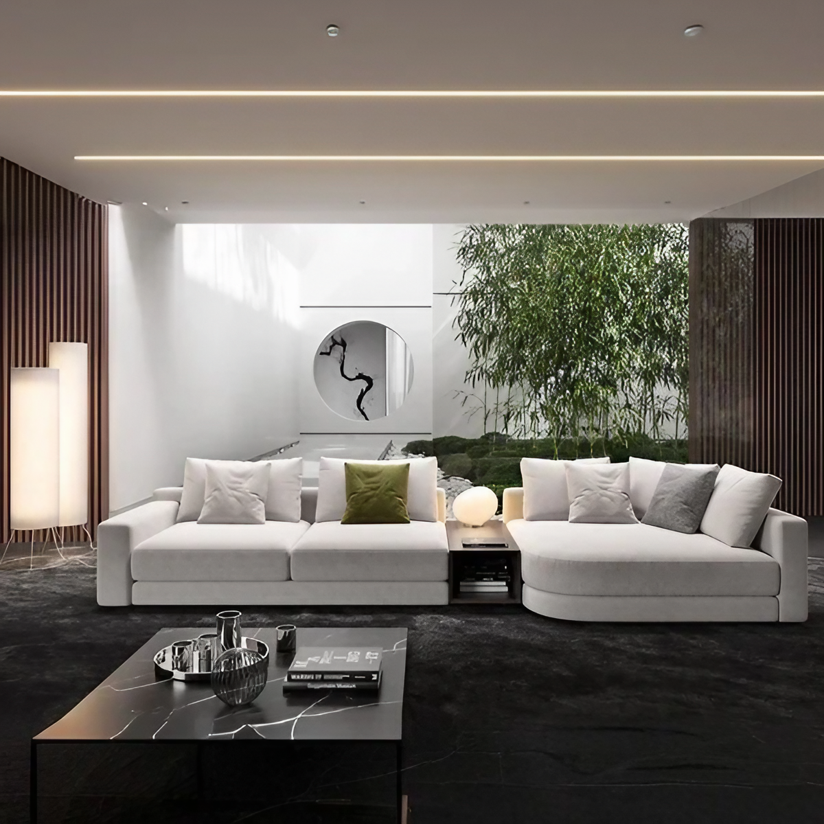 ركنة خشب زان، 275*105*75 سم