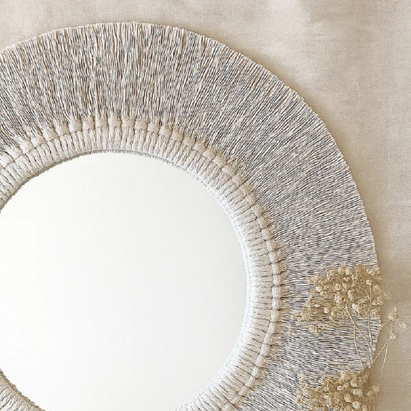 مرايا مكرمية، 50*50 سم