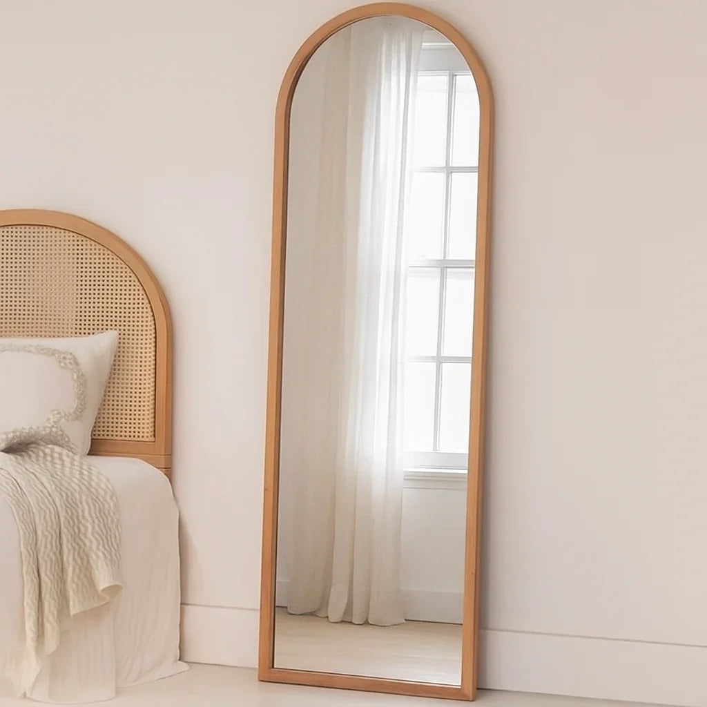 مرايا ستاند بإطار خشب ام دي اف، 55*2*165 سم