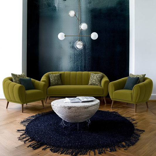 طقم أنتريه خشب زان، 3 قطع