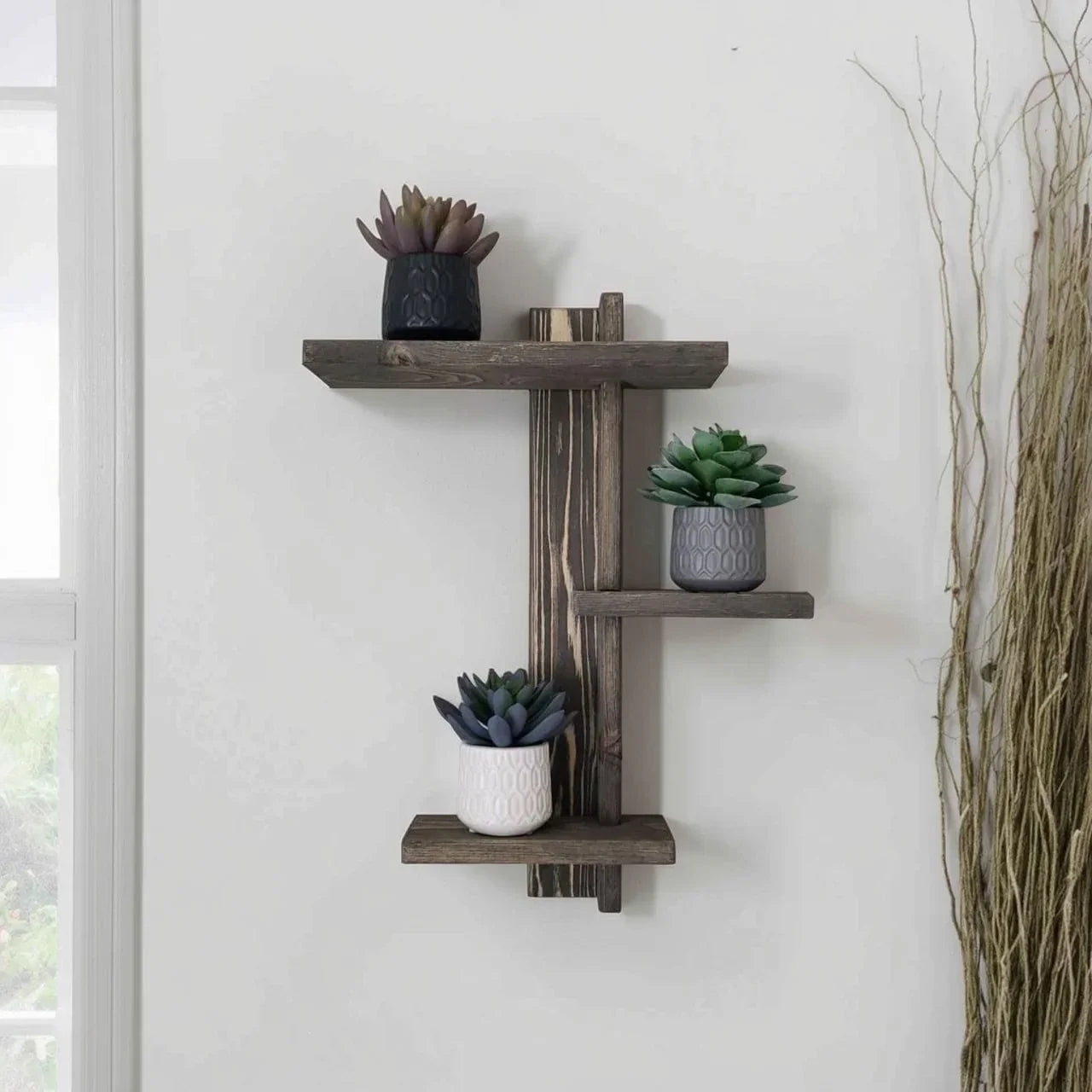 وحدة أرفف خشب موسكي، 40*12.5*70 سم