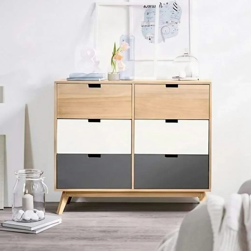 وحدة أدراج خشب كونتر و موسكي، 100*35*90 سم