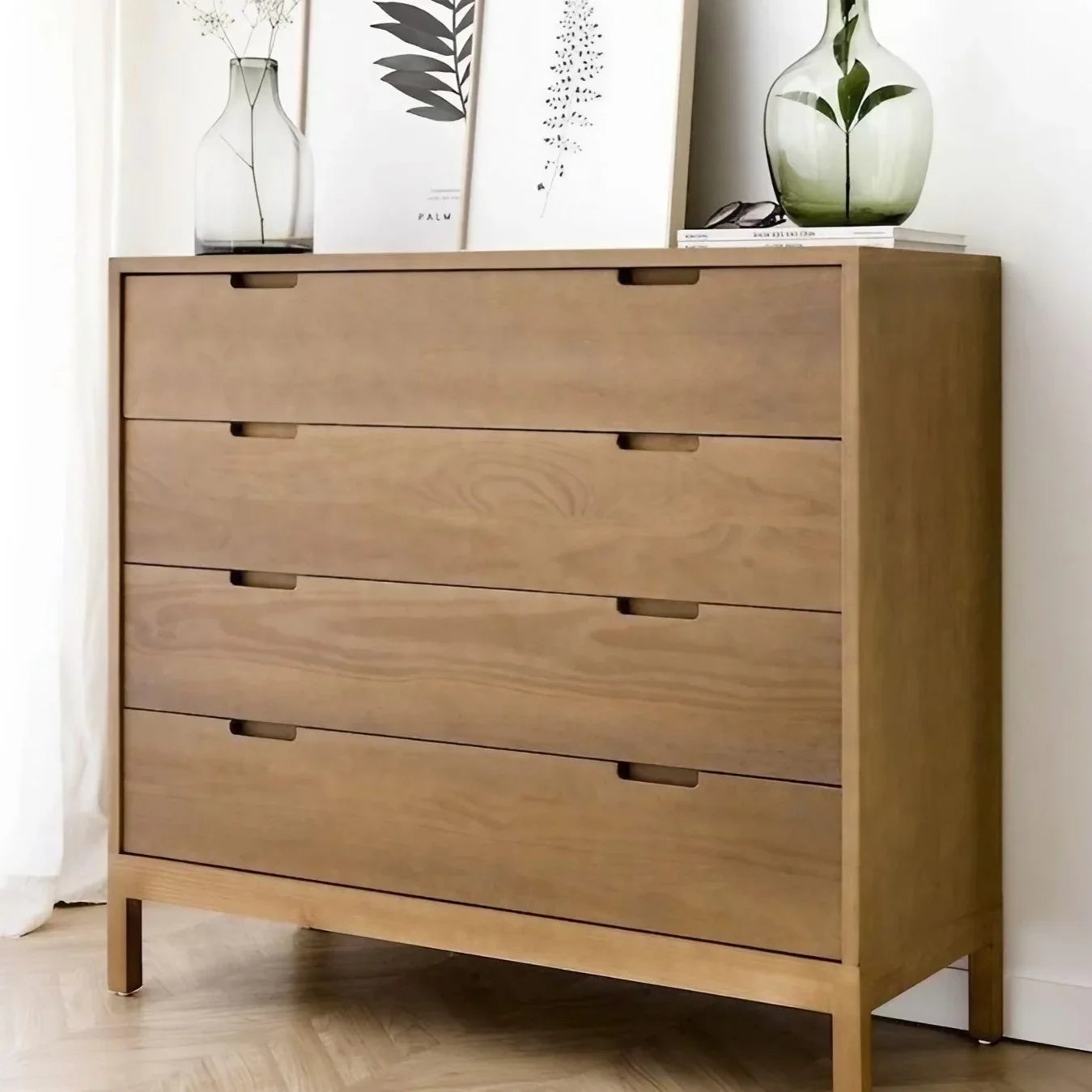 وحدة أدراج خشب كونتر وموسكي، 100*35*90 سم