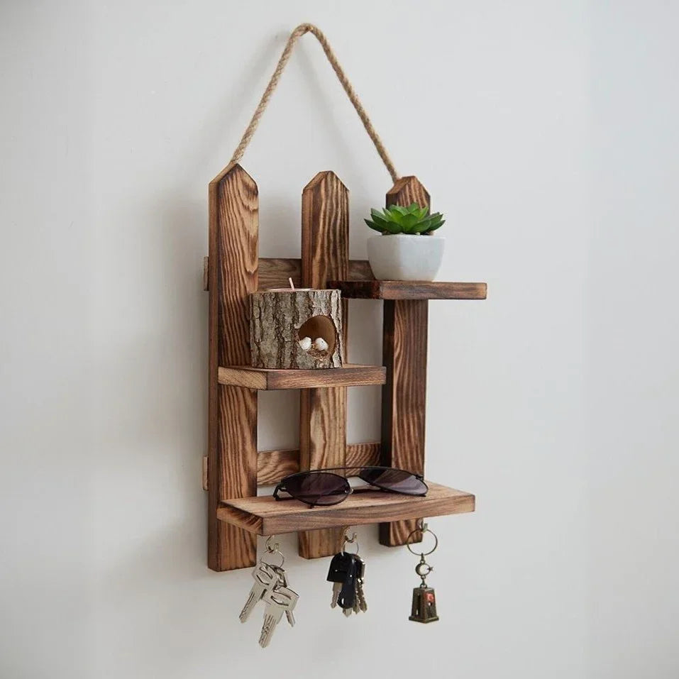 وحدة أرفف خشب موسكي، 50*15*70 سم