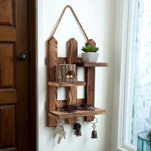 وحدة أرفف خشب موسكي، 50*15*70 سم