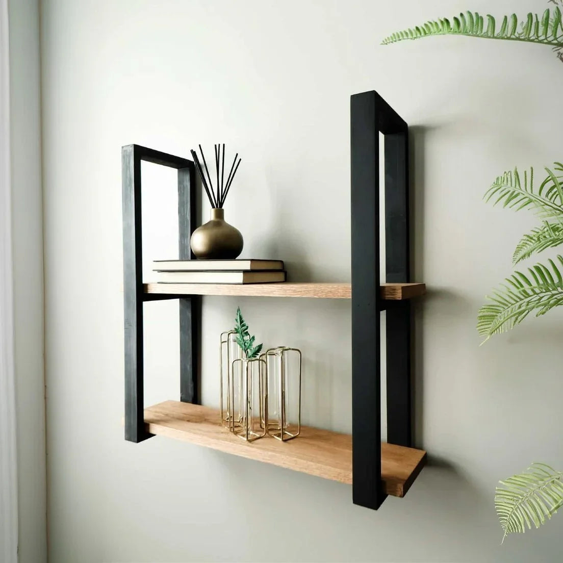 وحدة أرفف خشب موسكي، 60*15*60 سم 