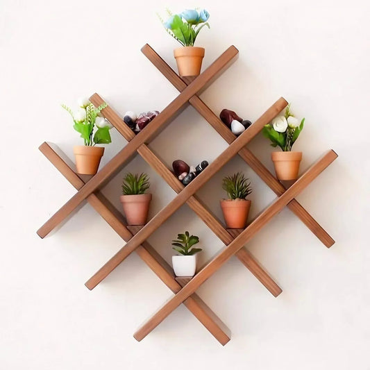 وحدة أرفف خشب موسكي، 100*12.5*100 سم