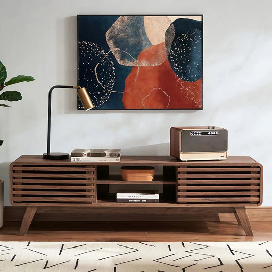 ترابيزة تليفزيون خشب كونتر، 140*40*50 سم