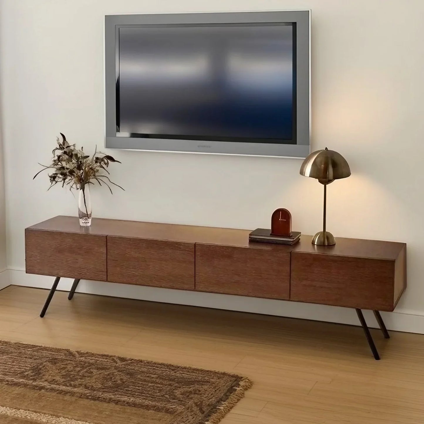 ترابيزة تليفزيون خشب كونتر، 160*40*50 سم