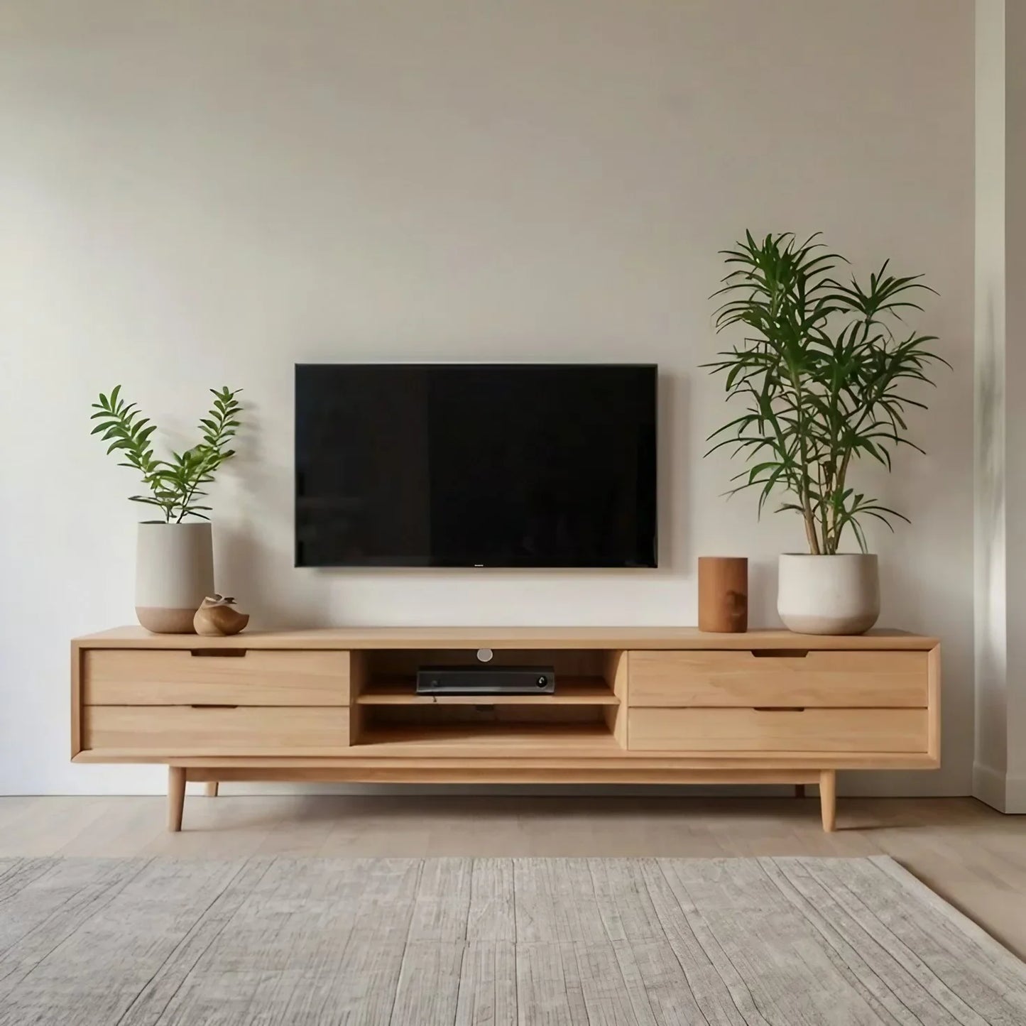 ترابيزة تليفزيون خشب كونتر، 170*40*50 سم