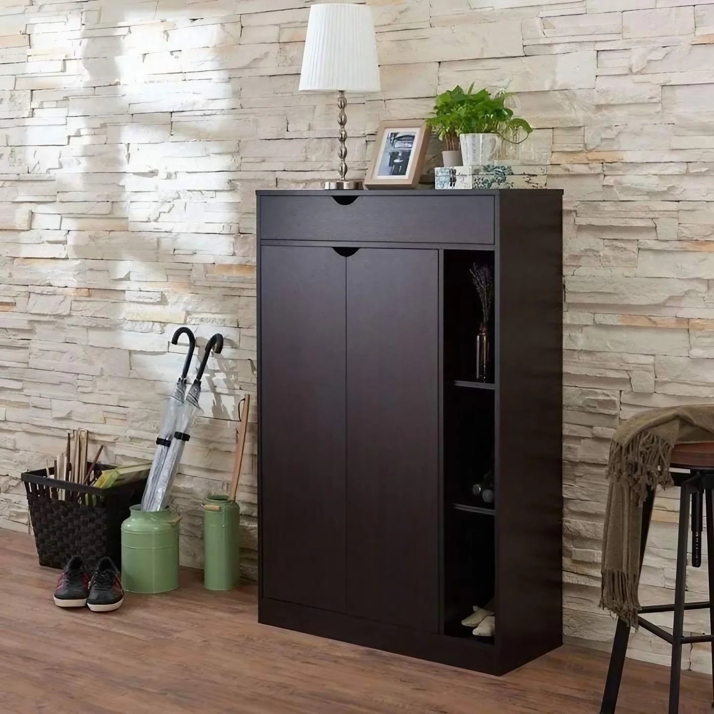 وحدة تخزين خشب ام دي اف، 60*35*100 سم